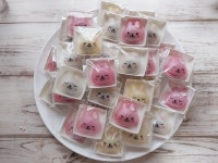 토끼바람떡 어린이집선물 답례떡 문구가능 : 떡공방봄봄