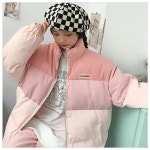 패딩 여성 아우터 면 학생 경량 재킷 겨울 따뜻한 : 블러썸33