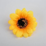 인공 다발 미니 생화같은 홈 꽃 인테리어 실크 장식 파티 헤드 웨딩 해바라기 조화 화환 : 원글로벌스토어