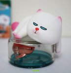 팝마트- 비비캣 귀찮은 친구들 단품 아로와나 (열린 박스) 아트토이 고양이피규어 카페장식 : 큐트로미의 행복선물