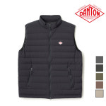 [DANTON] 25AW 단톤남성 나일론 미들다운 집업 스탠드 칼라 베스트 MENS NYLON TAFFETA MIDDLE DOWN STAND COLLAR VEST : 보부상상점
