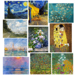 세계명화 그림 르누아르 모네 클림트 고흐 별이 빛나는 밤에 캔버스액자 41x32cm : 고려미술