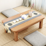 교자상 집들이상 6인용 화이트 가벼운 테이블 가정용 단단한 커피 식탁 베이 창 연구 책상 : 브리즈나인