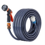 고압분사기 베란다청소 워터건 10M 수도 물호수 정원 고급세차호스 외관 청소용 : 최저가세일즈