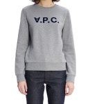 [국내/최종가] 아페쎄 A.P.C 여성 맨투맨 비바 스웻트 티셔츠 네이비 그레이 2컬러 : 덴뷰