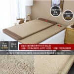 한일메디칼 카본 탄소매트 두툼한 전자파없는 전기장판 싱글 온열매트 로열베이지 : 백호마운트