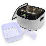 Jiemeng 초음파 살균 세정기 가정용 청소 클리너 광학 상점 특수 틀니 커버 쥬얼리 반지 시계 세척기 : 아웃도어21