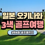 일본 오키나와 3색 골프여행 3박4일 골프패키지 : 세이브투어