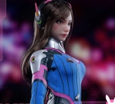 오버워치 ASTOYS 1/6 AS059 전 프로게이머 디바 D VA 디바 게임피규어 : 바나나 그린