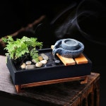 실내연못 미니분수대 젠 장 홈 세라믹 워터 데스크탑 조경 장식 럭키 실내분수대 실내분수 : NOO 스토어