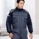 티뷰크 TB-761 패딩 일체복 원피스 후드 탈부착 작업복 정비복 : 온라인보물섬