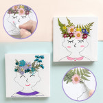 DIY 압화 자화상 만들기 키트 캔버스 액자 누름꽃 미술 수업 : 헤이마이데이