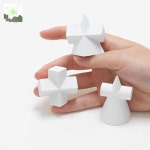 모형 미술 기하학 석고 원기둥 소묘 원뿔 도형 정물 정육면체 석고상 스케치 삼각 : HILLZO-CYK