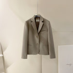 [J0848] 데일리수잔 베이직 루즈핏 투버튼 자켓 (어깨패드) : 수잔클로젯