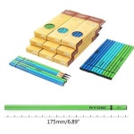 연필가루 12x 프로 잉 스케치 숯 연필 4mm 리드 아트 공급 학생용 쉽흑연가루 : 에프제이레드