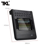 디지털믹서 TKL 전문 오디오 16 USB DJ 사운드 노래방 KTV 매치 M16.8 : 주니-스토어