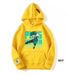 나의 히어로 아카데미아 애니메이션 만화 후드티 후드집업 티셔츠 M1162 : 까만장군