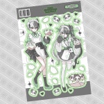 [스위트더스트] 팬더식당 칼선스티커 : 연도문구