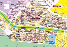 칠곡군 석적읍 중리 남율 개발계획도 배달지도 코팅형 부동산 지도 : 부동산지도현황판