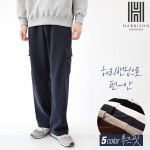 [해리슨] 츄러스 코듀로이 밴딩 카고 와이드 팬츠 H4062 YYD1010 : 해리슨
