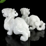 천록 백옥 장식품 조각 공예 선물 용 드래곤 : 구매대행마스터