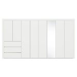 한샘 바이엘 소프트 거울붙박이장 크림화이트_데일리서랍형 240~250cm : 한샘mall