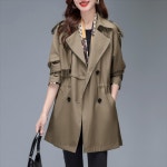 여성 야상 자켓 을위 미드 길이 윈드 브레이커 가을 핫 코트 봄 : 터키시골언니