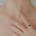 제이로렌 14k 레브라도 원석 로즈골드 목걸이 : 제이로렌