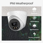 CCTV 카메라 보안 시스템 키트 16ch POE 4K NVR 실내 야외 HD 컬러 나이트 비전 비디오 감시 IP 세트 HDD : 모모스 스토리