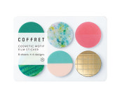 킹짐 COFFRET 코스메틱 필름 스티커(포레스트그린) COFC002 써클 : 데일리 플러스