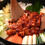 전통 춘천닭갈비 국산 통닭다리살 양념 숯불 춘천 닭갈비 캠핑요리 : 고기바다