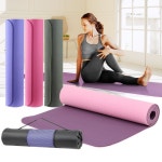 TPE 6mm 요가매트가방 휴대용짐매트 운동 홈 트레이닝 대형 넓은 층간소음 필라테스 헬스 : 슬찬리빙
