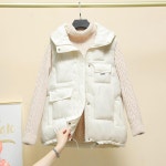 여자패딩 민소매 경량 조끼패딩 간절기자켓 여성점퍼 : 인우마트