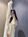 롱 가디건 봄 가을 겨울 흰색 라펠 미드 길이 스웨터 재킷 두꺼운 니트 : 터키시골언니