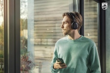 필립스 능동형 소음 차단 헤드폰 무선 Bluetooth H6506 평면 접이식 경량 오버이어 헤드폰다중 연결 포함 깊은 베이스와 30시간 재생... 