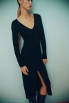 ZARA 자라 리브드 소프트 롱 원피스 5039/434 블랙 : 밋 해이븐