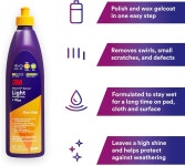 3M Perfect-It 젤코트 경절단 광택제  왁스 36111 1갤런 1단계 프로세스 긁힘 및 소용돌이 제거 보트 RV용 가벼운 산화 제거제 : 모모스... 