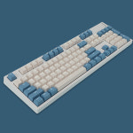 사무실 기계식 키보드 게이밍 저소음 키보드 사무용 조용한 키보드 블루 : N정품 쇼핑몰