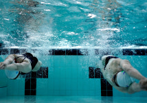 후그 여성 수영복 WHA1913 향수 젤리곰 하이컷 V-back : 어씬 스포츠