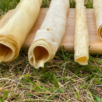 군침돌개 덴탈츄 강아지 덴탈껌 개껌 치석제거 스몰 15cm 2P : 군침돌개