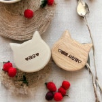 디어 유치보관함 고양이 강아지 유치 이빨 원목 유치케이스 : 미누레브