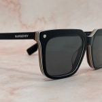 버버리 선글라스 B4337F CARNABY 블랙 3798/87 56사이즈 남녀공용 명품 뿔테 선글라스 : OMNI 안경