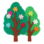 펠트 양나무 2개 환경구성 교실 꾸미기 Felt Model - Wooden 어린이집 유치원 초등학교 학원 인테리어 교실 Felt Environmental... 