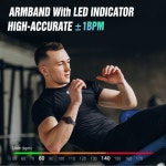 CYCPLUS H1 심박수 모니터 손목 밴드 암 벨트 블루투스 4.0 ANT 사이클링 액세서리 센서 Wahoo Zwift GPS 자전거 컴퓨터용 : 더블유컴퍼니A