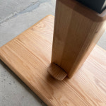 리프트 테이블 거실 이동식 탁자 쇼파 단단한 나무 커피 북미 오크 리프팅 식탁 홈 로그 : 브리즈나인