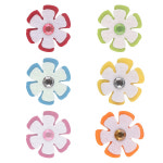 펠트 보석꽃 6개 환경구성 교실 꾸미기 Felt Model - Jewelry Flower 어린이집 유치원 초등학교 학원 인테리어 교실 Felt... 