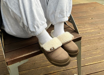 뉴발란스 퍼플리 클래식뮬 웨이비 PUFLEE 뮬 털 슬리퍼 패딩 캠핑 방한화 슬립온 : 슈걸가자