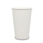 일회용 테이크아웃 카페 90mm 490ml(16온스) 무지 종이컵 500개 무인카페 : 투고팩
