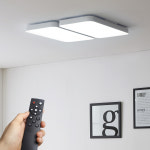 리모컨 LED거실등 120W (PRSP22)LR 거실조명 방등 전등교체 밝기조절 국산 : 예스조명 주식회사