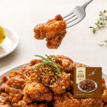 가마로강정 매콤한맛 500g 1팩 + 달콤한맛 500g 1팩 닭강정 : 푸드얍